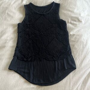 Generation Love lace overlay sleeveless top